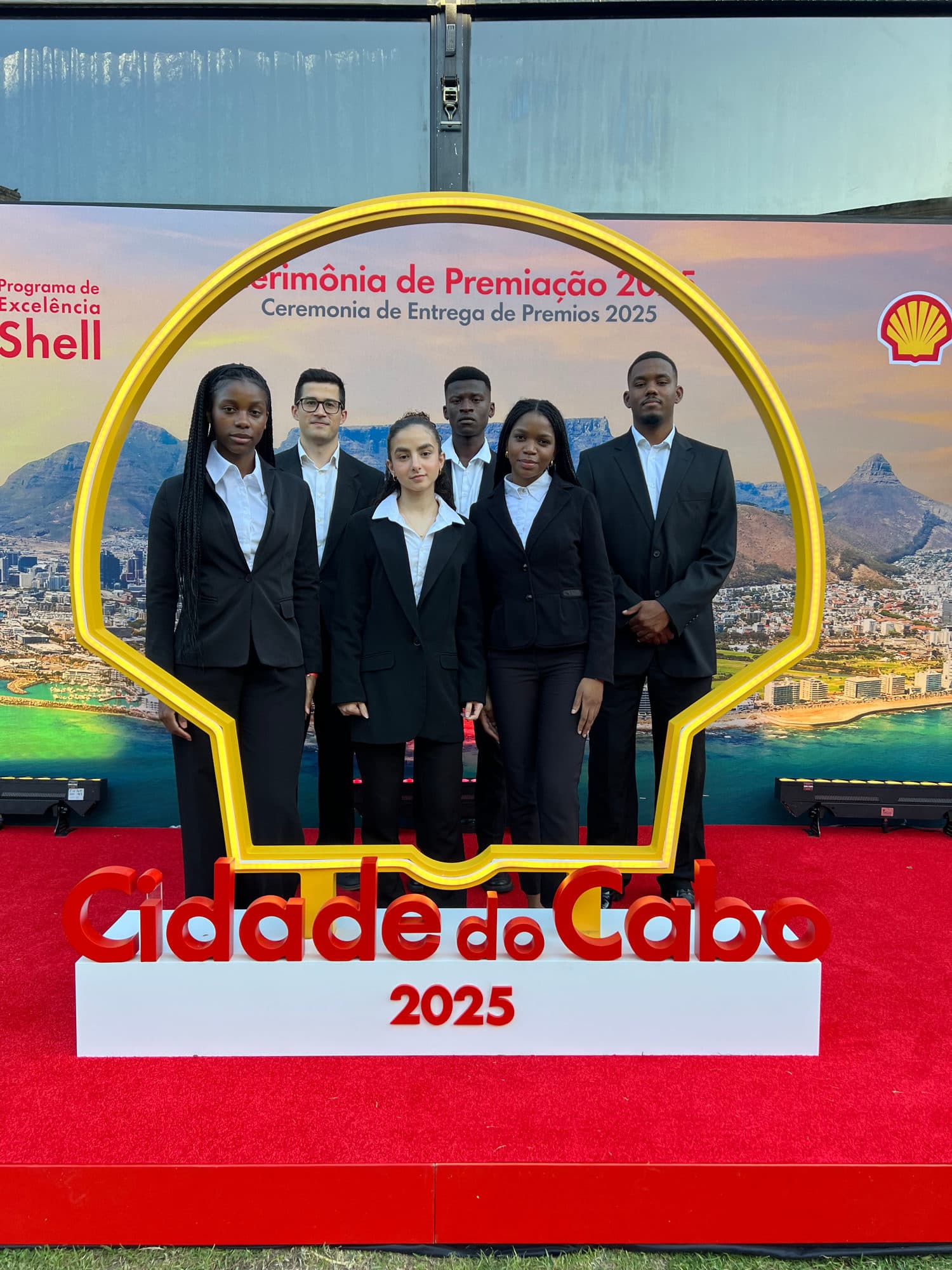 Staff at the Shell awards ceremony in Cape Town